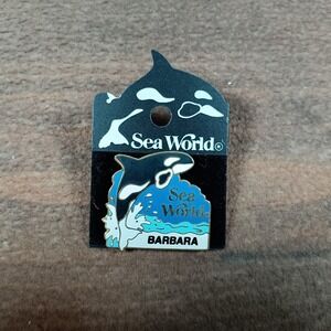 Sea World Barbara Orca Whale Enamel Pin Badge Souvenir Collectible